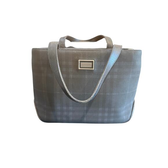 Burberry London Canvas Nova Check Small Tote*Shown on Live*NO CANCELS - Picture 1 of 1